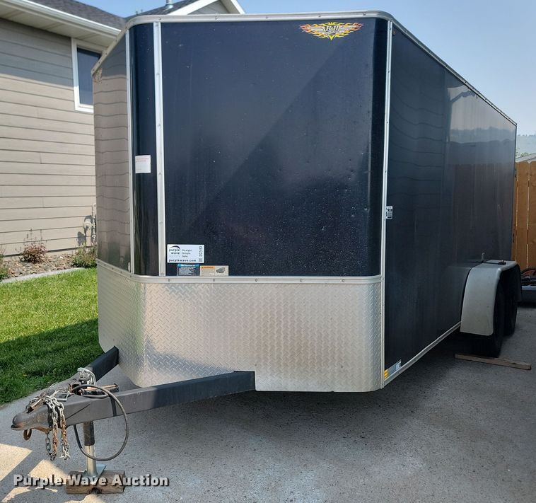 image for item DQ7493 2015 H&H TC 16 2  enclosed cargo trailer