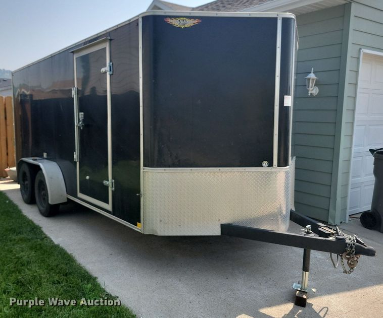 image for item DQ7493 2015 H&H TC 16 2  enclosed cargo trailer