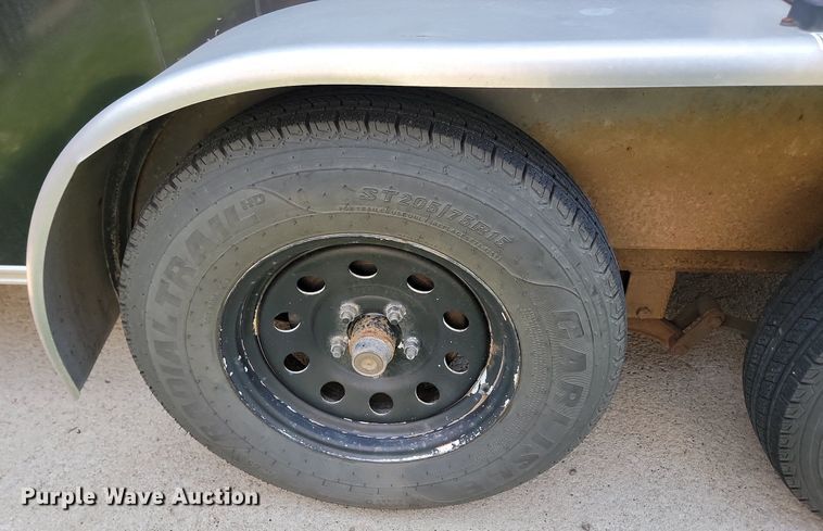 image for item DQ7493 2015 H&H TC 16 2  enclosed cargo trailer