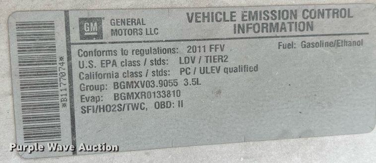 image for item II9176 2011 Chevrolet Impala