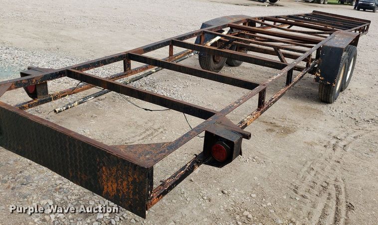 image for item IP9298 2004 Shop built  oilfield trailer