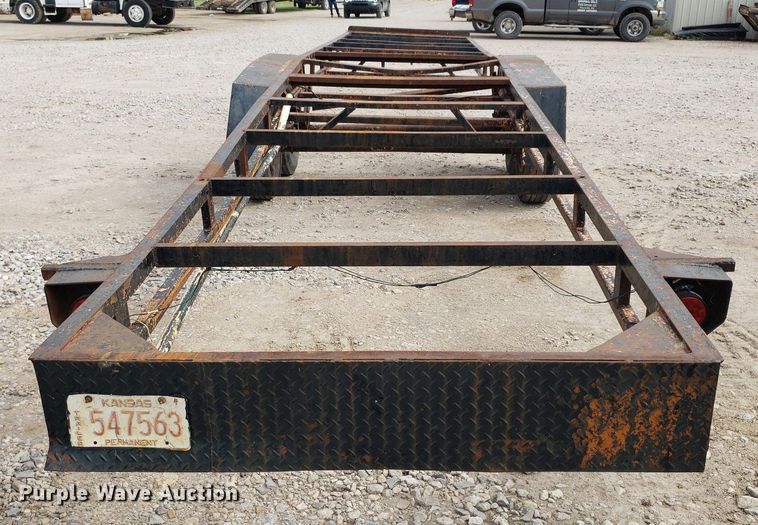 image for item IP9298 2004 Shop built  oilfield trailer