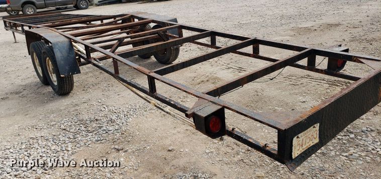 image for item IP9298 2004 Shop built  oilfield trailer