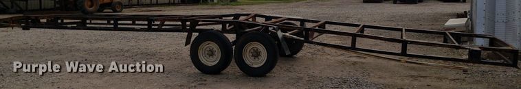 image for item IP9298 2004 Shop built  oilfield trailer