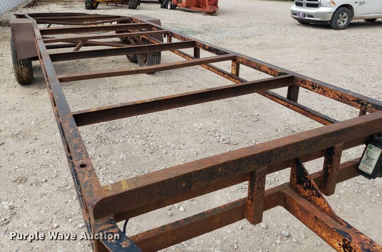 image for item IP9298 2004 Shop built  oilfield trailer