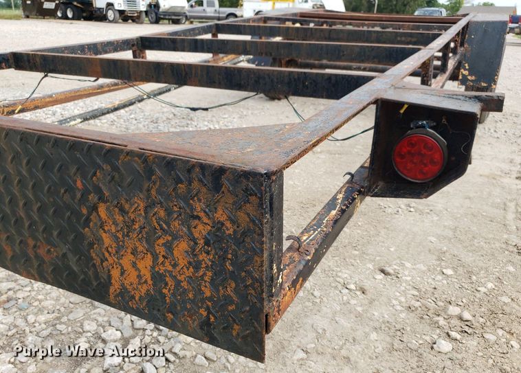 image for item IP9298 2004 Shop built  oilfield trailer