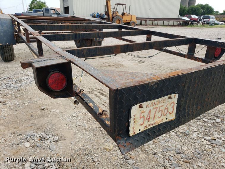 image for item IP9298 2004 Shop built  oilfield trailer