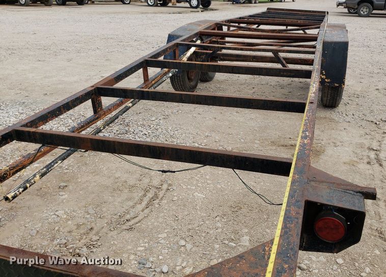 image for item IP9298 2004 Shop built  oilfield trailer