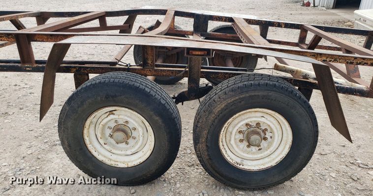 image for item IP9298 2004 Shop built  oilfield trailer