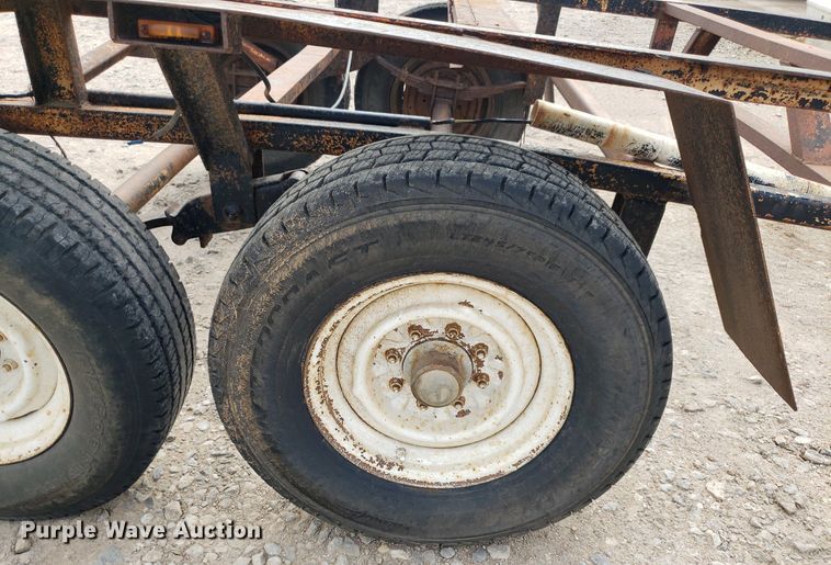 image for item IP9298 2004 Shop built  oilfield trailer