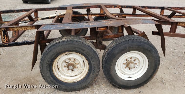 image for item IP9298 2004 Shop built  oilfield trailer