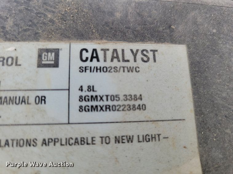 image for item JO9285 2008 Chevrolet Silverado 1500  pickup truck