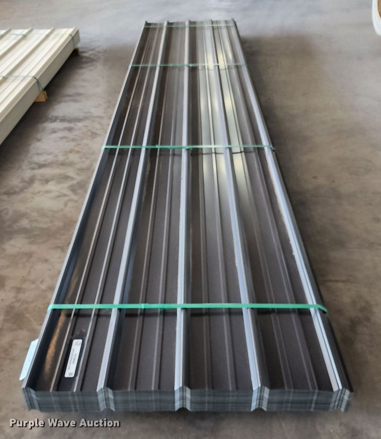image for item KC9659 (132) sheets of Doerkson Metal Components metal siding/roofing
