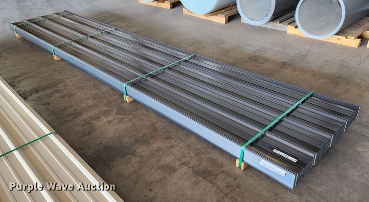image for item KC9659 (132) sheets of Doerkson Metal Components metal siding/roofing