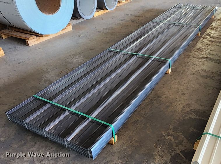 image for item KC9659 (132) sheets of Doerkson Metal Components metal siding/roofing