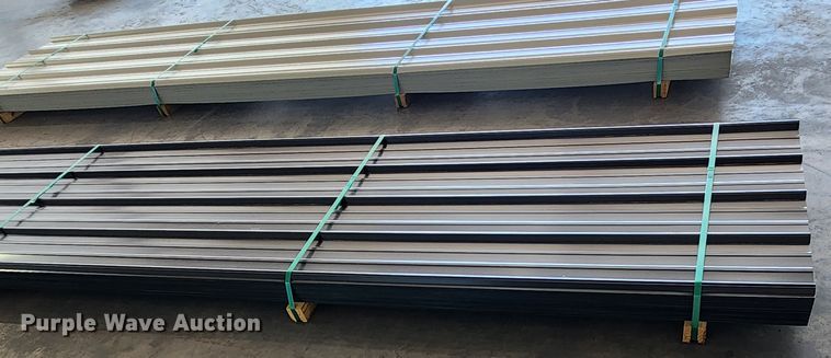 image for item KC9659 (132) sheets of Doerkson Metal Components metal siding/roofing