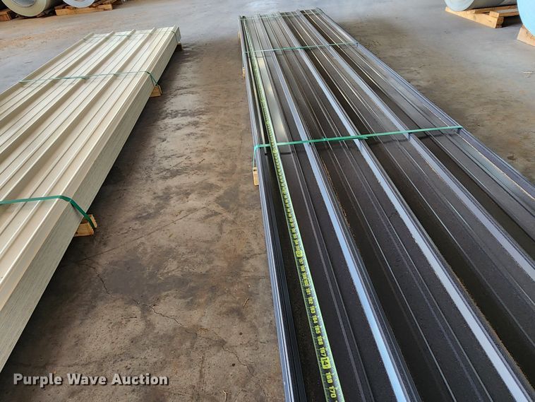 image for item KC9659 (132) sheets of Doerkson Metal Components metal siding/roofing