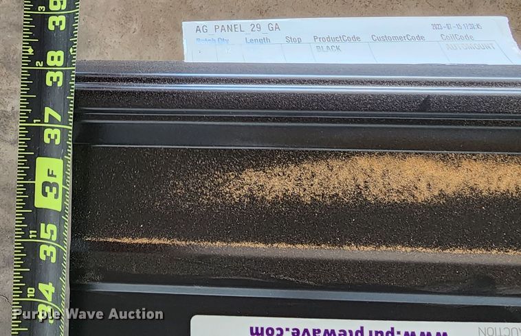 image for item KC9659 (132) sheets of Doerkson Metal Components metal siding/roofing