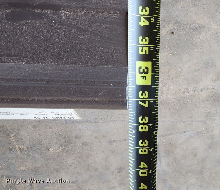 image for item KC9662 (100) sheets of Doerkson Metal Components metal siding/roofing