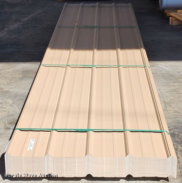 image for item KC9663 (173) sheets of Doerkson Metal Components metal siding/roofing