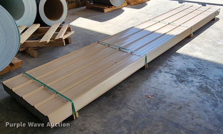 image for item KC9663 (173) sheets of Doerkson Metal Components metal siding/roofing