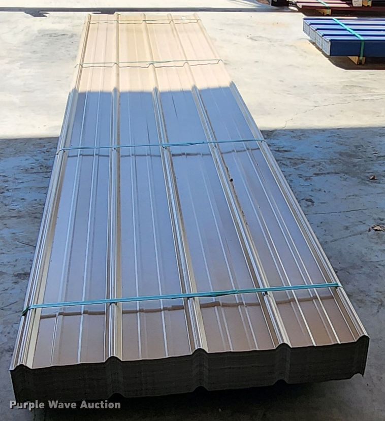 image for item KC9663 (173) sheets of Doerkson Metal Components metal siding/roofing