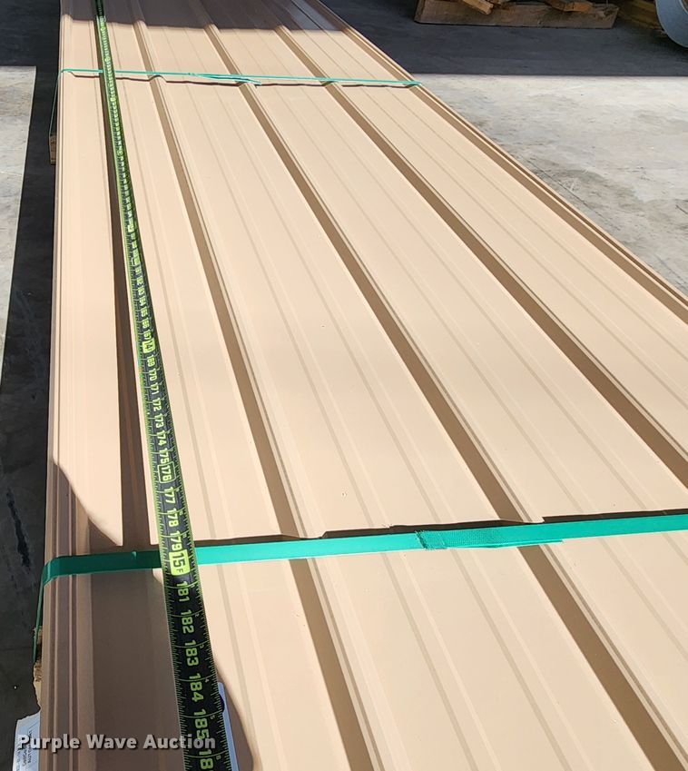 image for item KC9663 (173) sheets of Doerkson Metal Components metal siding/roofing