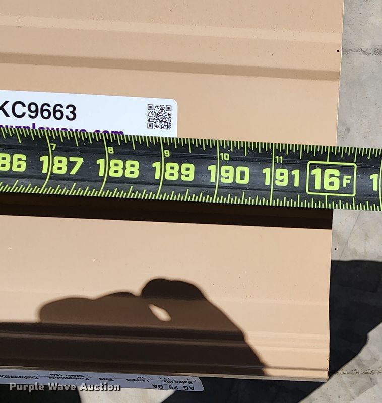 image for item KC9663 (173) sheets of Doerkson Metal Components metal siding/roofing