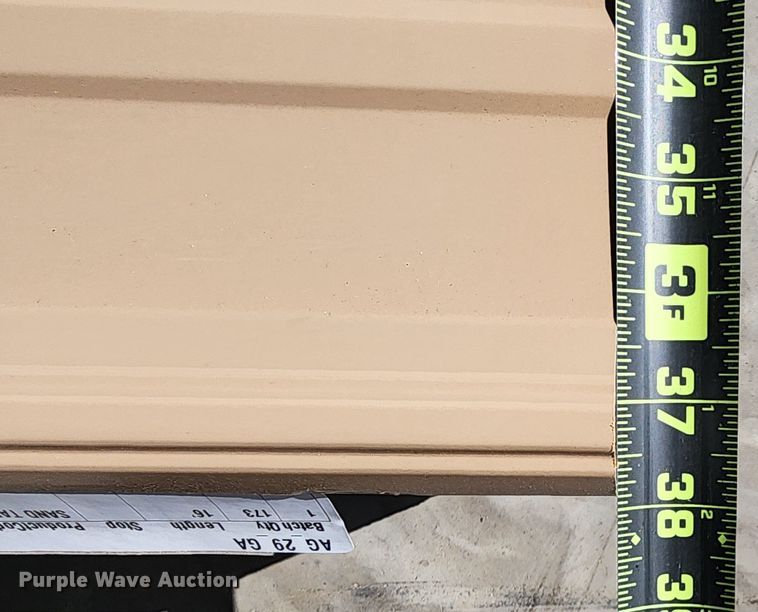 image for item KC9663 (173) sheets of Doerkson Metal Components metal siding/roofing