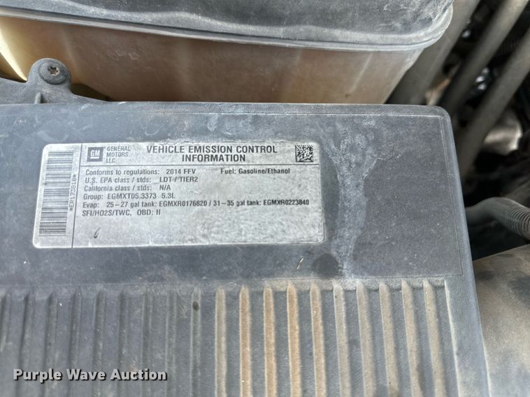 image for item KM9856 2014 Chevy Tahoe  SUV