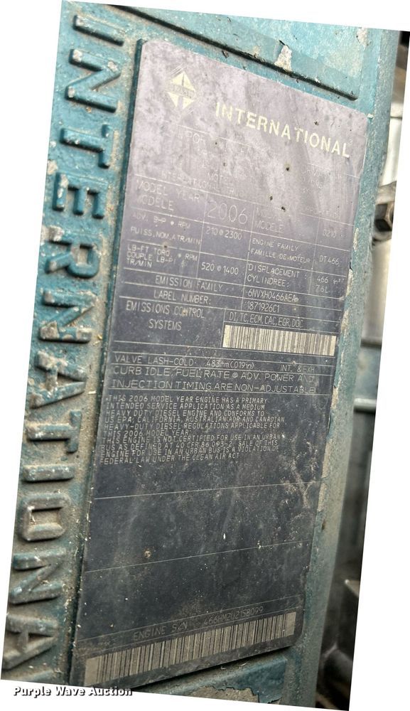 image for item KW9164 2007 International 4300  box truck