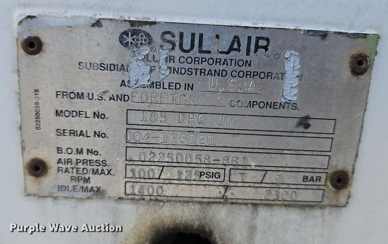 image for item LM9076 (2) air compressors