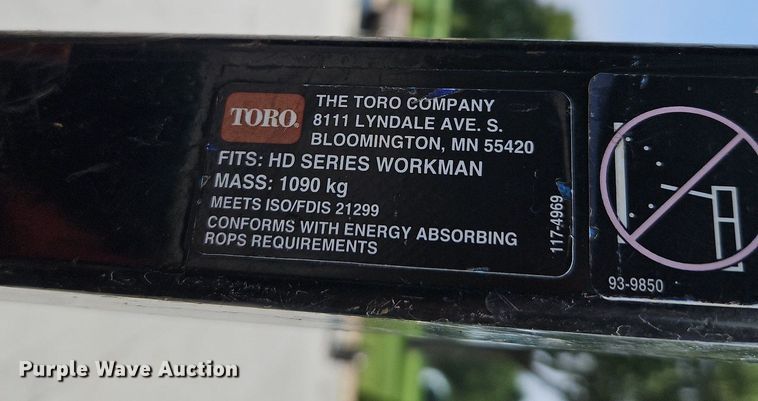 image for item LM9081 2010 Toro Workman HDX  utility vehicle