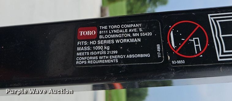 image for item LM9082 Toro Workman HDX  utility vehicle