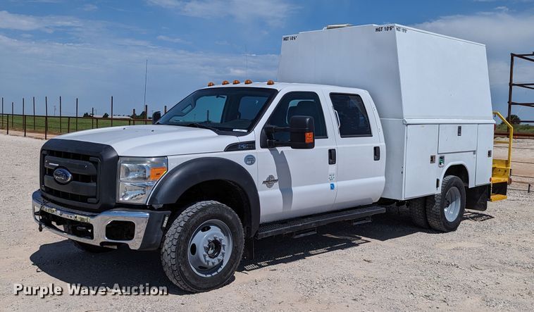 image for item LM9887 2015 Ford F550  Crew Cab utility / service truck