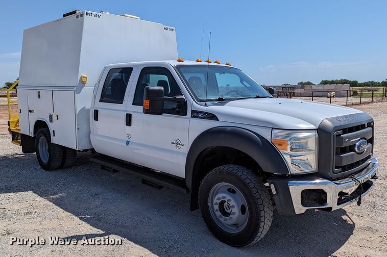 image for item LM9887 2015 Ford F550  Crew Cab utility / service truck
