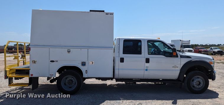 image for item LM9887 2015 Ford F550  Crew Cab utility / service truck