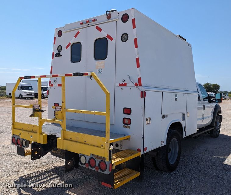 image for item LM9887 2015 Ford F550  Crew Cab utility / service truck