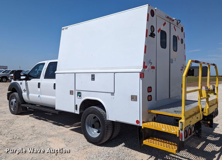 image for item LM9887 2015 Ford F550  Crew Cab utility / service truck
