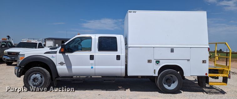image for item LM9887 2015 Ford F550  Crew Cab utility / service truck