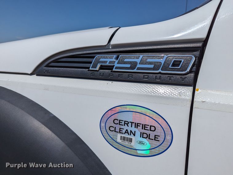 image for item LM9887 2015 Ford F550  Crew Cab utility / service truck