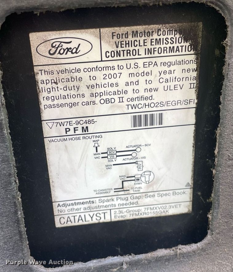 image for item LS9345 2007  Ford Fusion SE