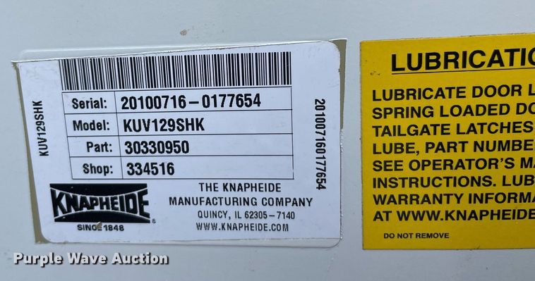 image for item LS9352 2010 Ford E350 Super Duty  utility van