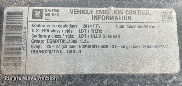 image for item LS9356 2014 GMC Sierra 1500  Crew Cab pickup truck