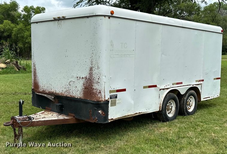image for item MB9690 2001 W-W  enclosed cargo trailer