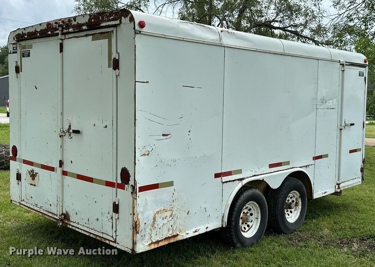 image for item MB9690 2001 W-W  enclosed cargo trailer