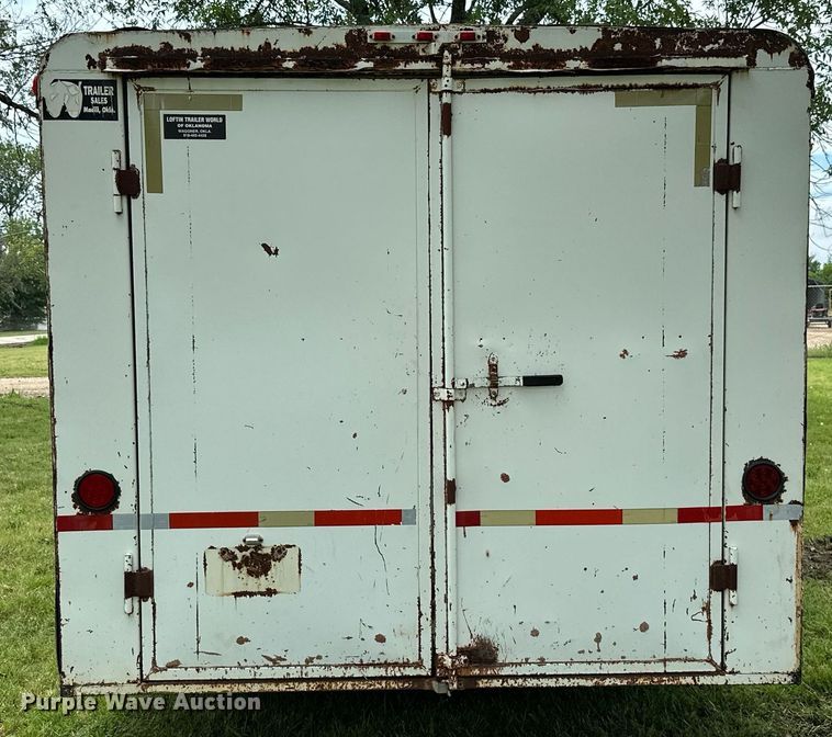 image for item MB9690 2001 W-W  enclosed cargo trailer