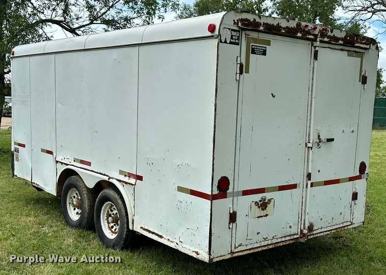 image for item MB9690 2001 W-W  enclosed cargo trailer