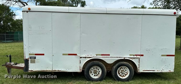 image for item MB9690 2001 W-W  enclosed cargo trailer