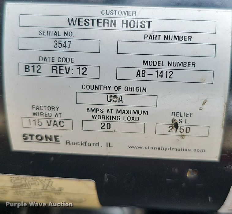 image for item MD9896 Wheeltronic LTD TC25-10  automotive lift